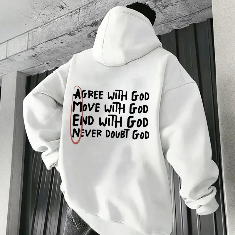Agree. Move. End. Never Doubt - Proverbs 3:5–6 Hoodie