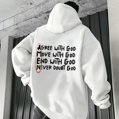 Agree. Move. End. Never Doubt - Proverbs 3:5–6 Hoodie